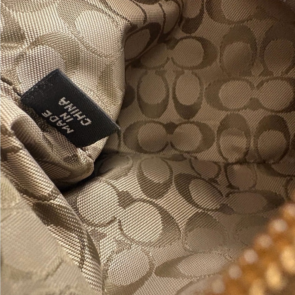 Coach Y2K Shearling Suede Wristlet - Picture 3 of 4